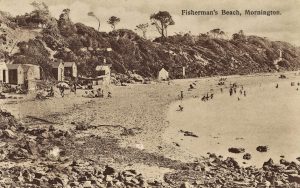 Fishermans Beach Mornington approximately 1909 Source: State Library Victoria